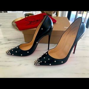 NWT Iconic Christian Louboutin Degraspike 120 KID (41)